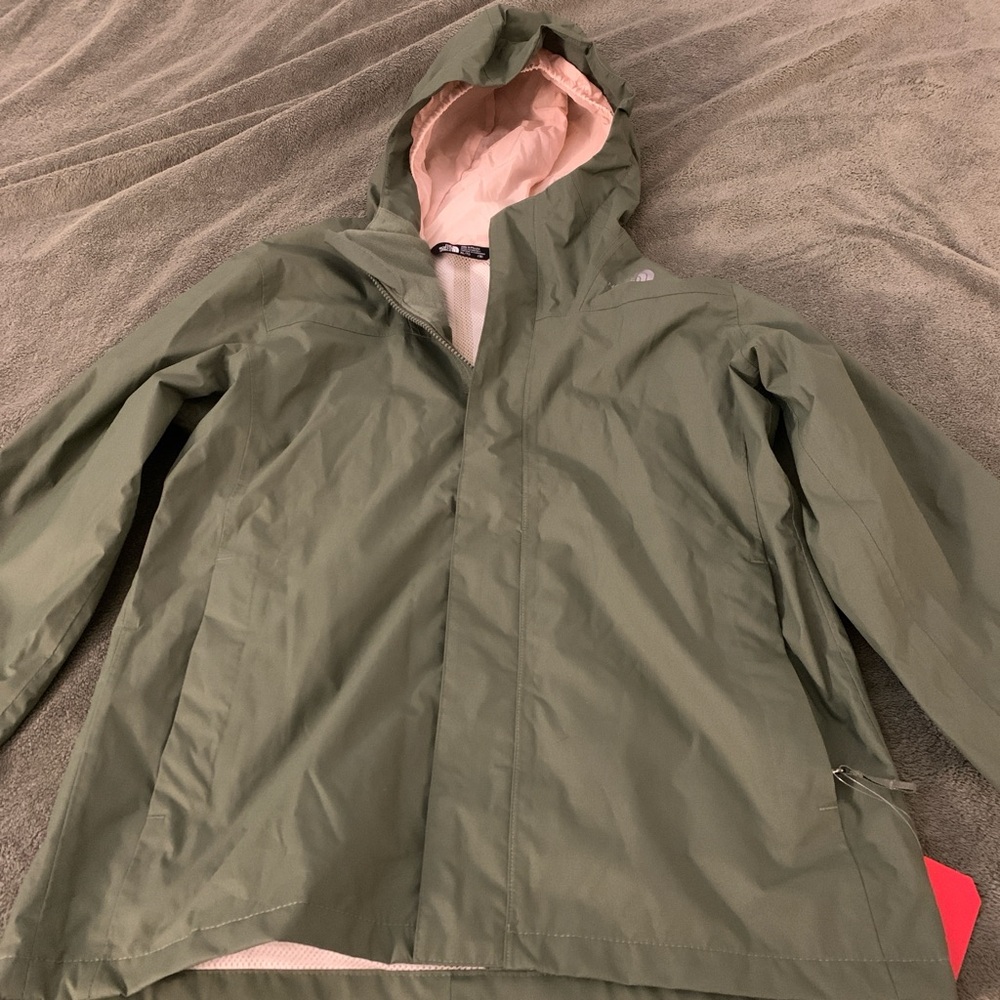 The North Face Kids Green Hooded Coat